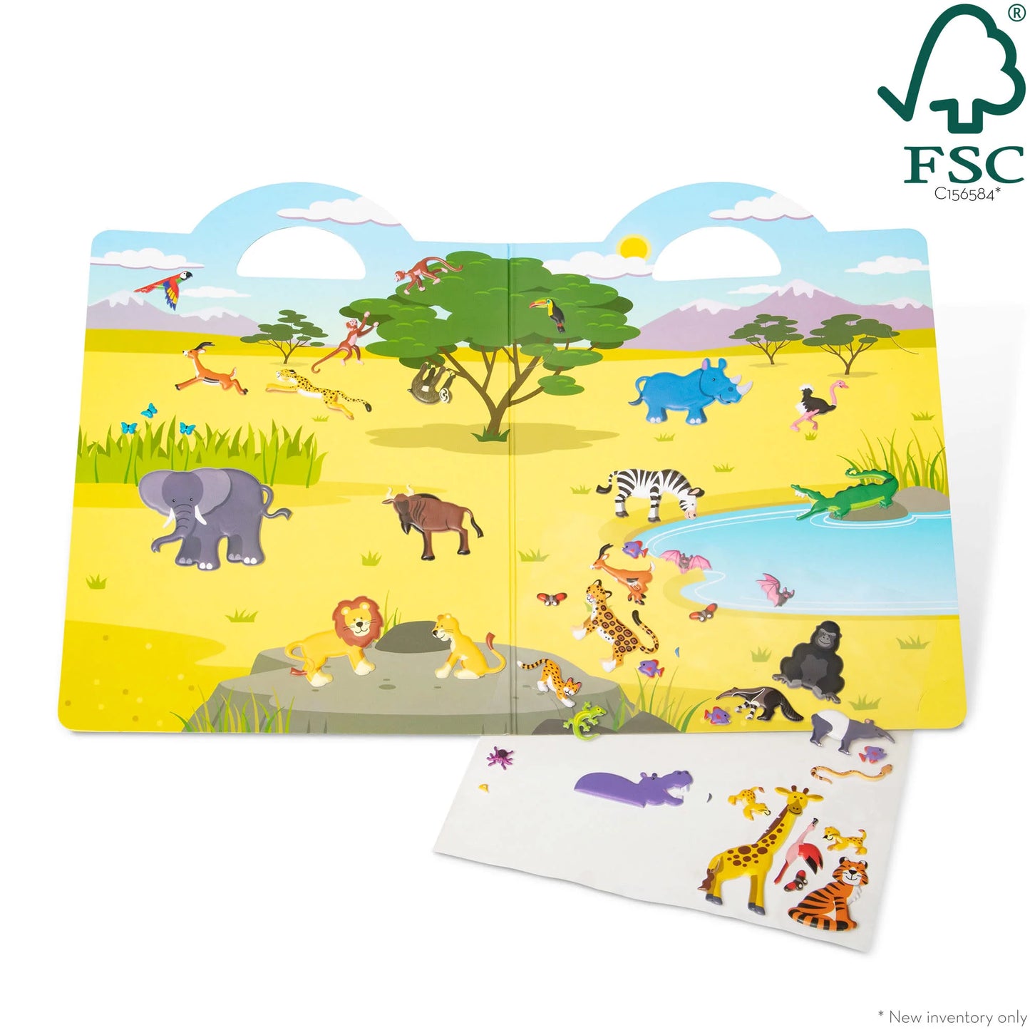 Puffy Sticker Play Set- Safari