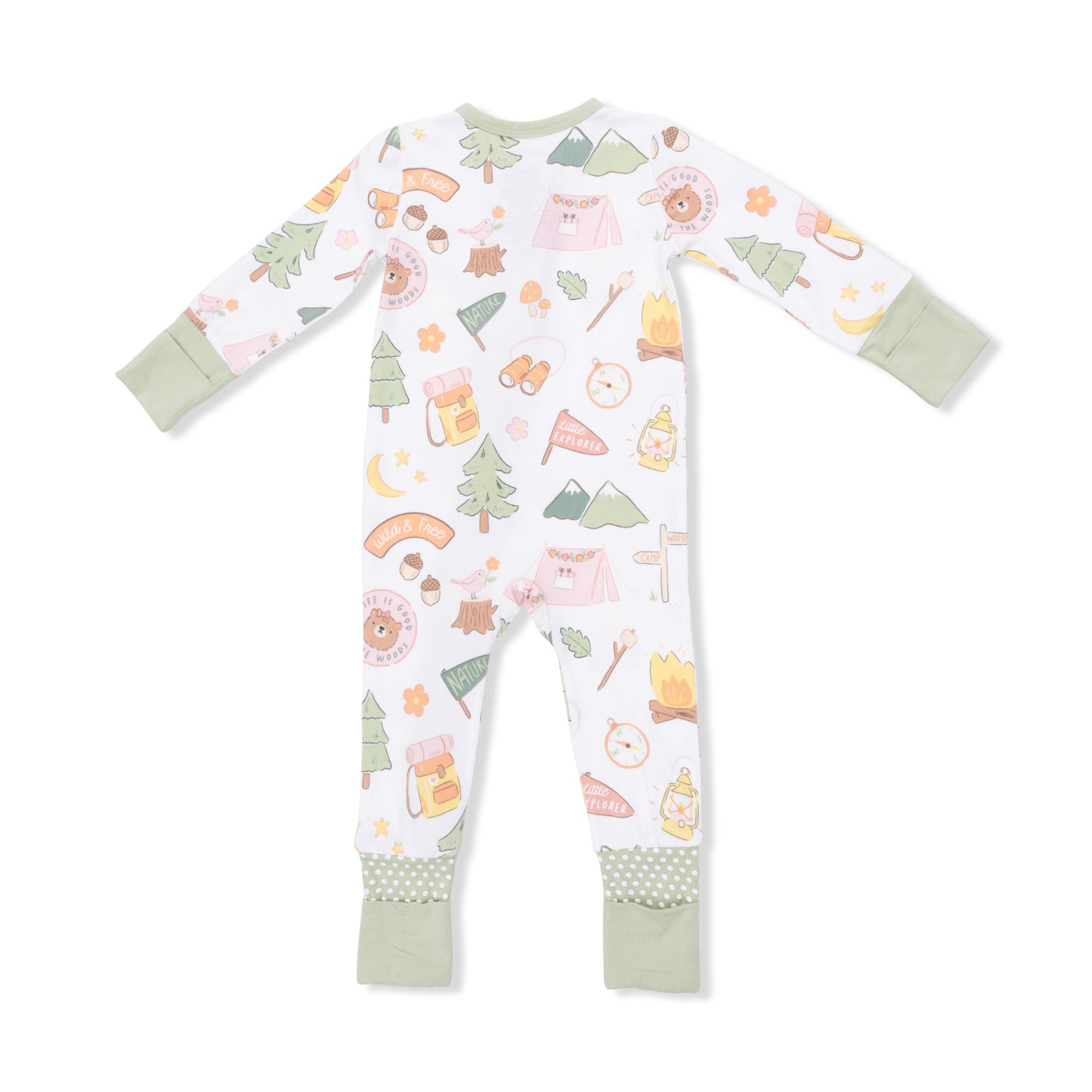 Pink Camping Convertible Romper