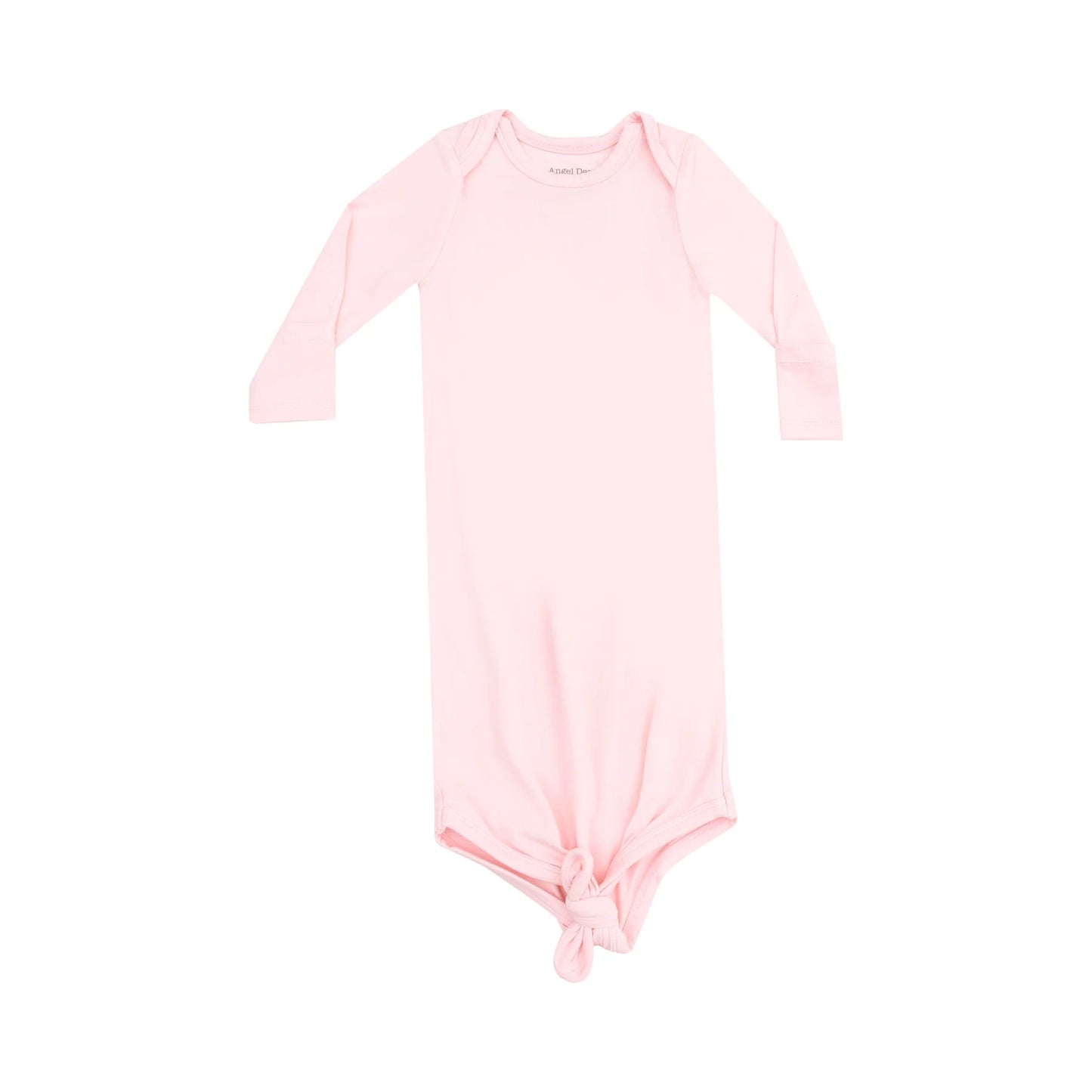 Solid Pink Knotted Gown