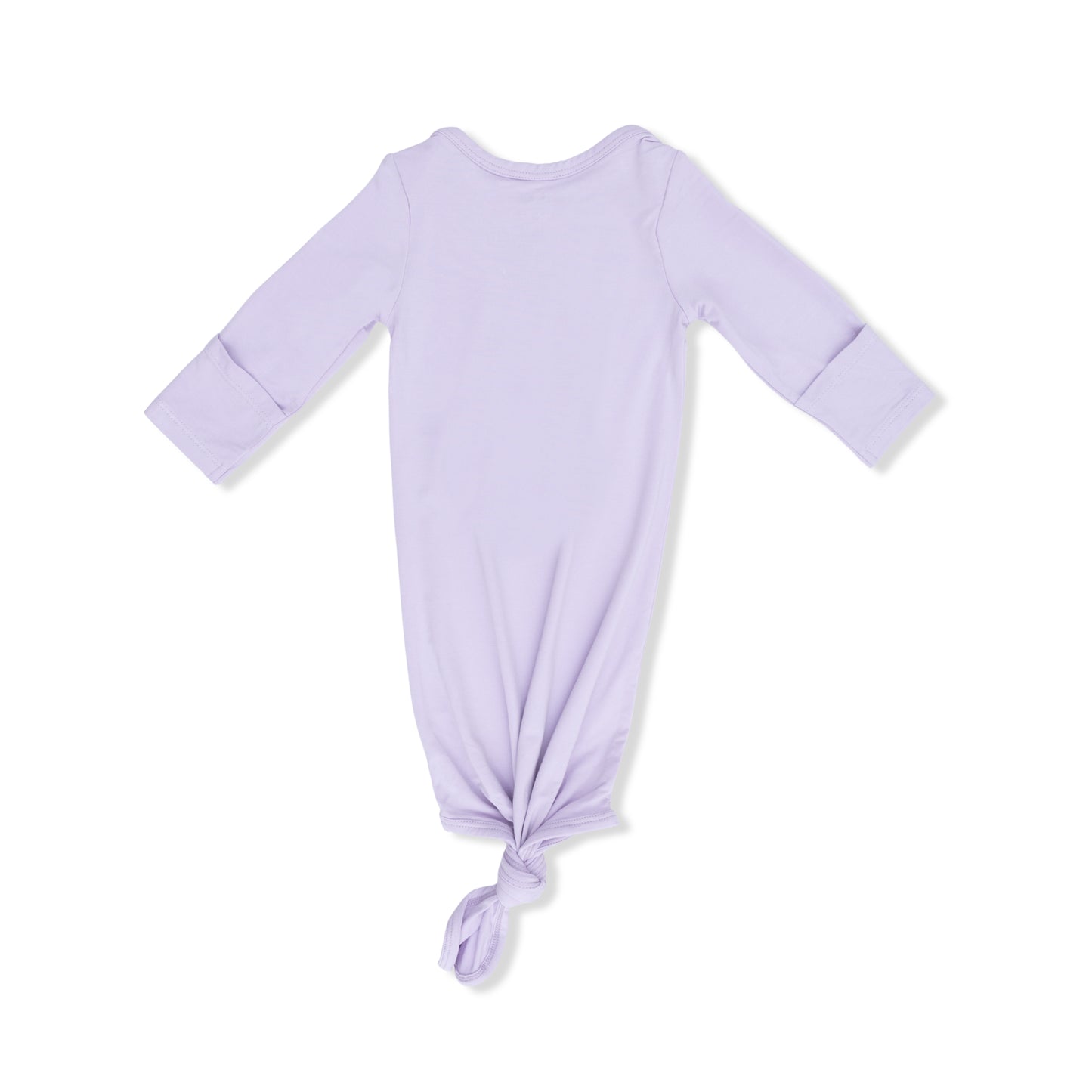 Solid Orchid Knotted Gown