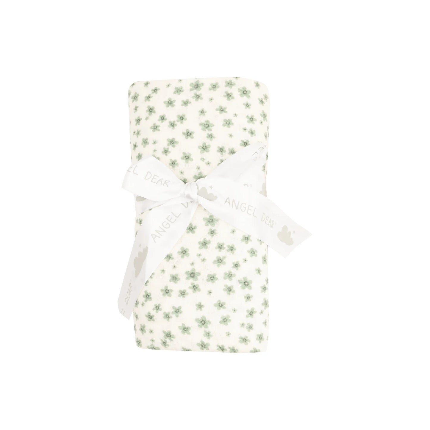 Jadeite Floral Swaddle Blanket