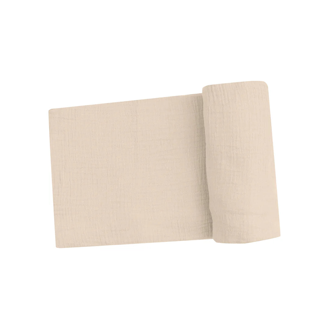 Oxford Tan Swaddle Blanket