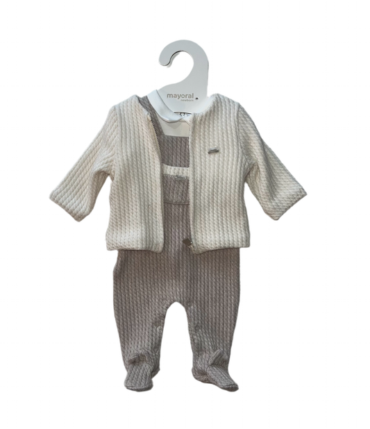 Dungaree and Jacket Set