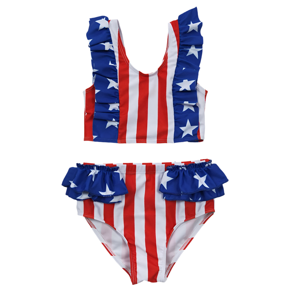 Girls Flag Swimsuit – Paris Baby