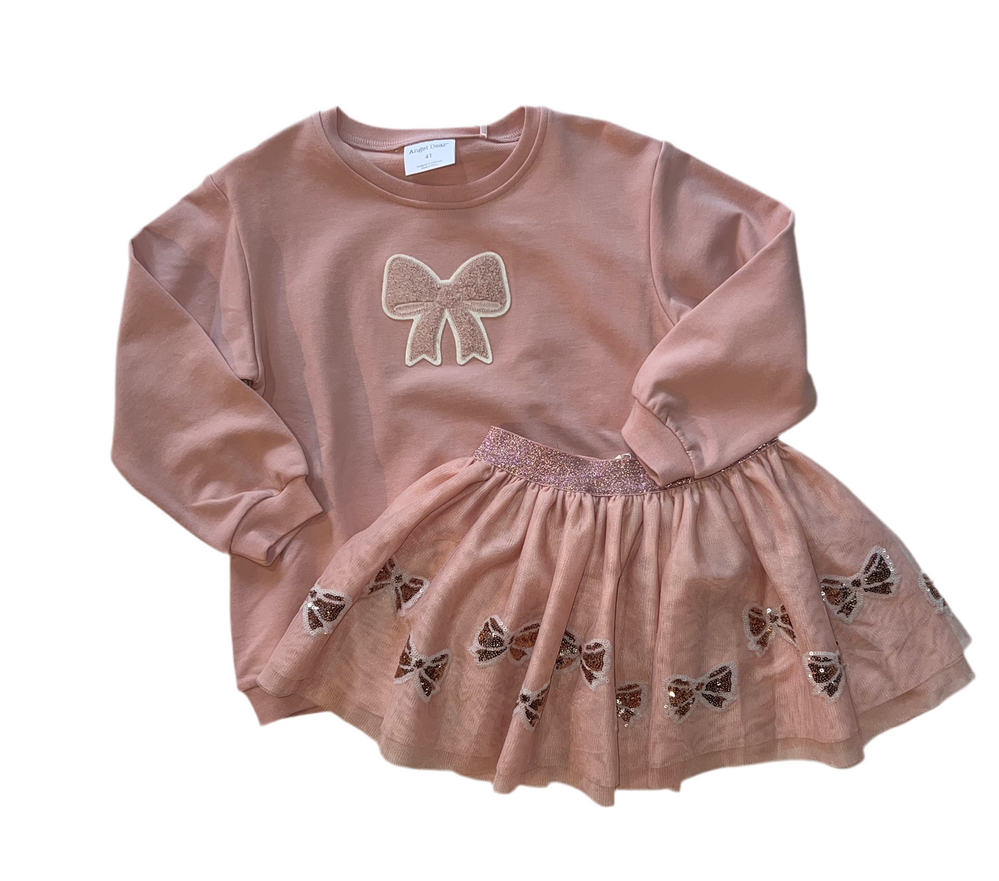 Bow Sequin Tutu Skirt