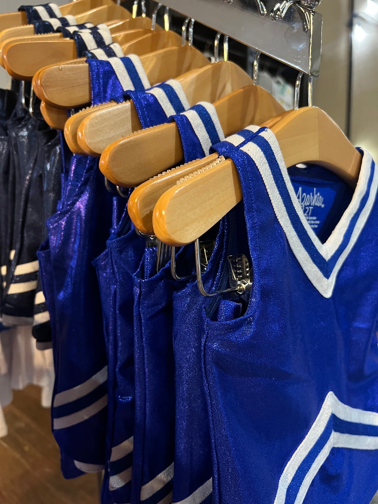 Shimmer Cheer Suit- Royal