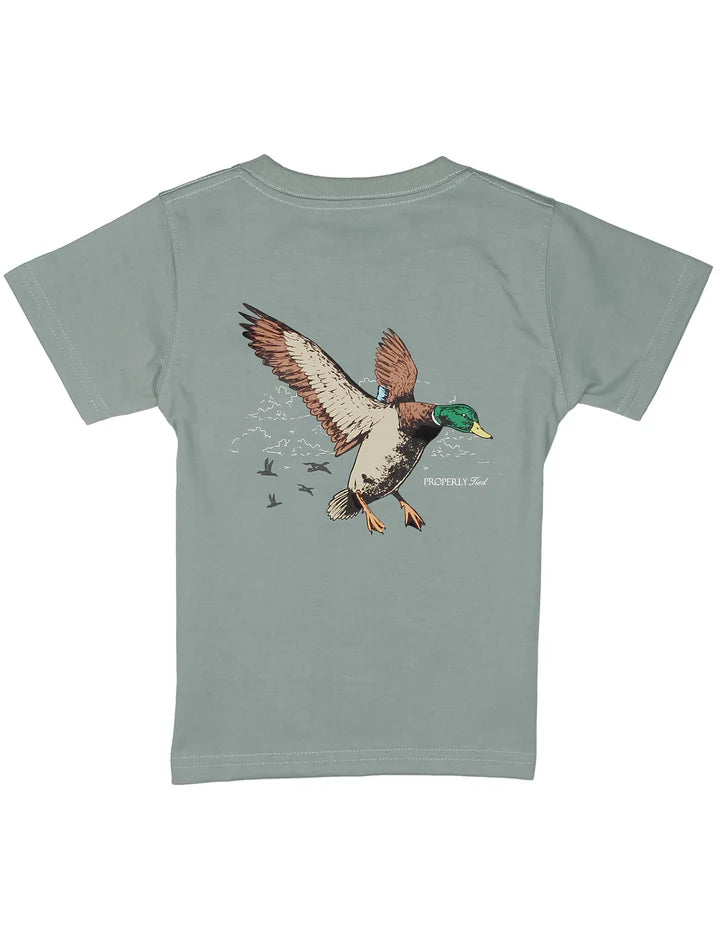 Boys mallard flight short sleeve fog