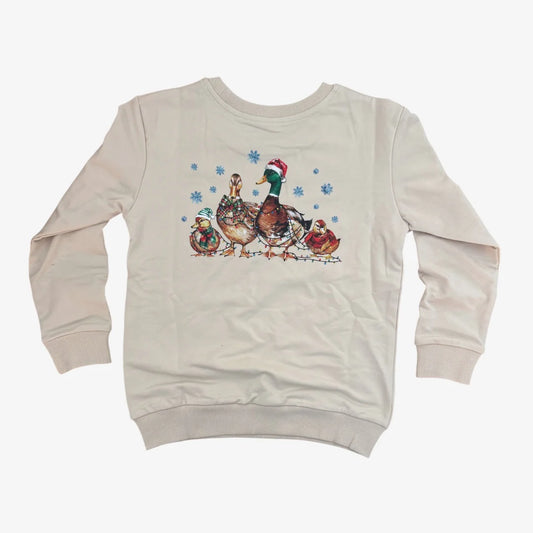 Classic French Terry Pullover- Merry Mallards