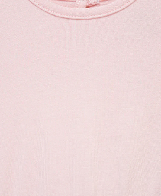 Rose Mesh Skirt Bubble & Bow Set