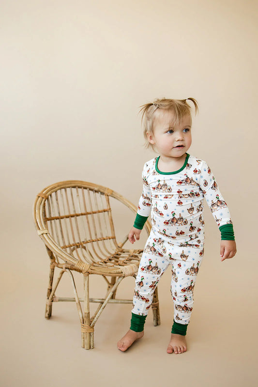 Bamboo 2 Piece Set- Merry Mallards