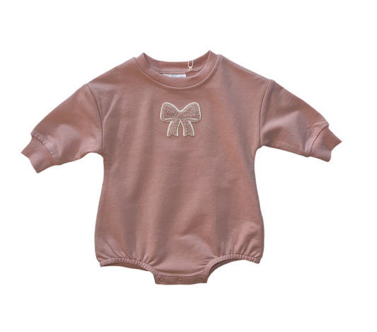 Bow Patch Bubble Sweatshirt