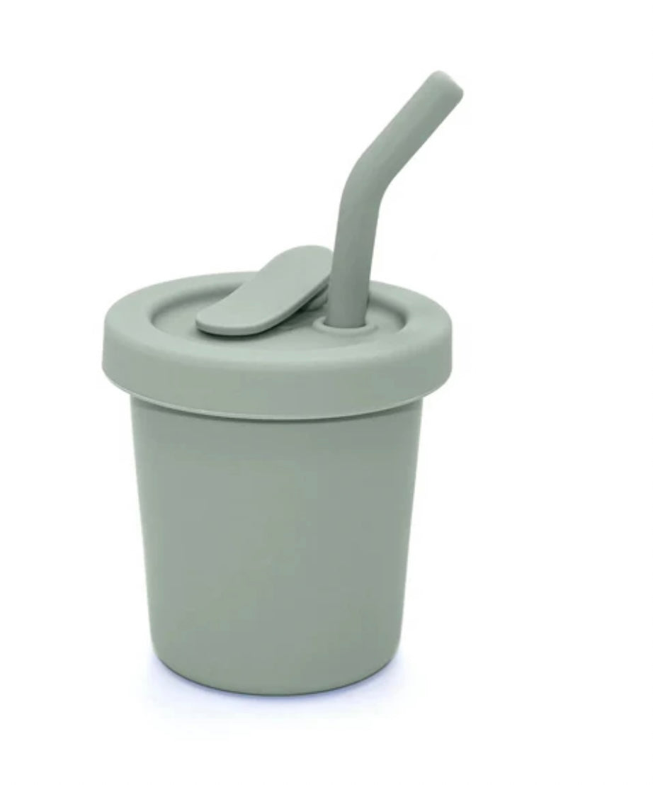 Silicone 6 oz Staw Cup