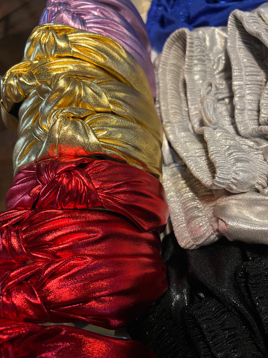 Metallic headband- Lavender