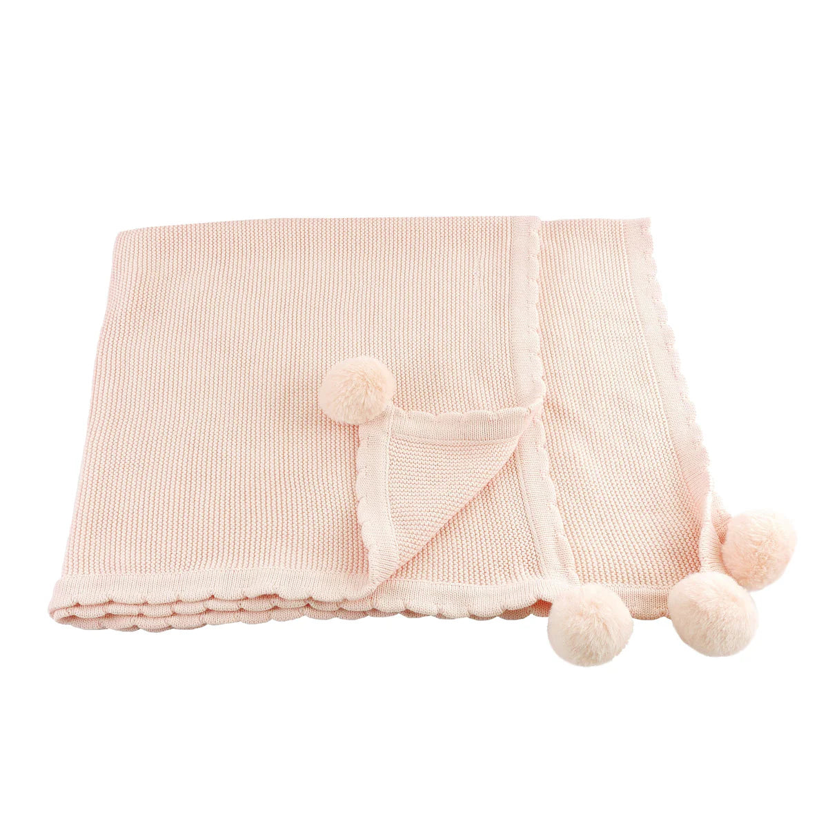 Blush Pom Pom Quilt
