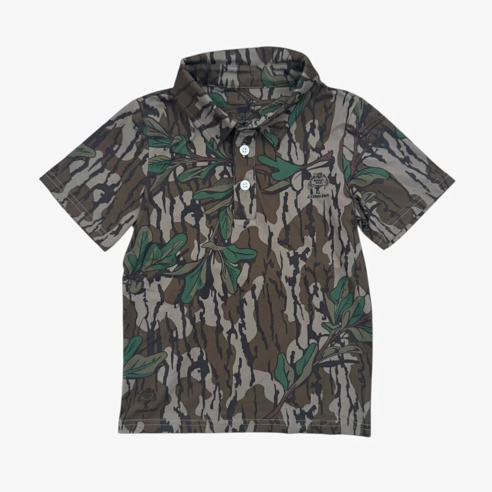 Coolshade Scottie Polo UPF 50+ Mossy Oak Greenleaf