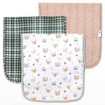 3 Pack Premium Burp Cloths Wilder