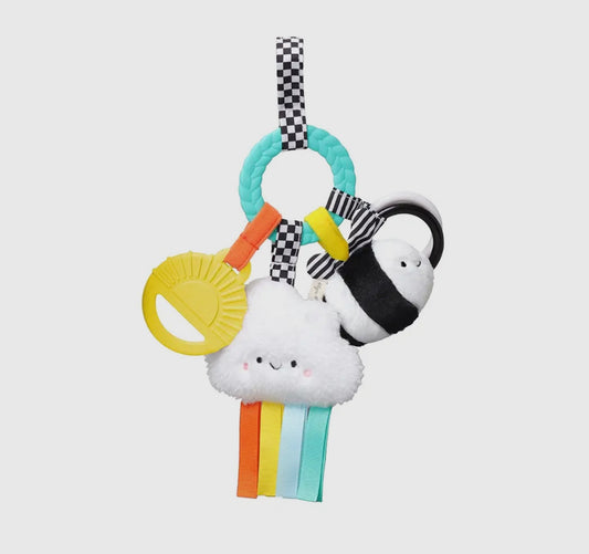 High Contrast Bitzy Busy Ring Teething Activity Toy