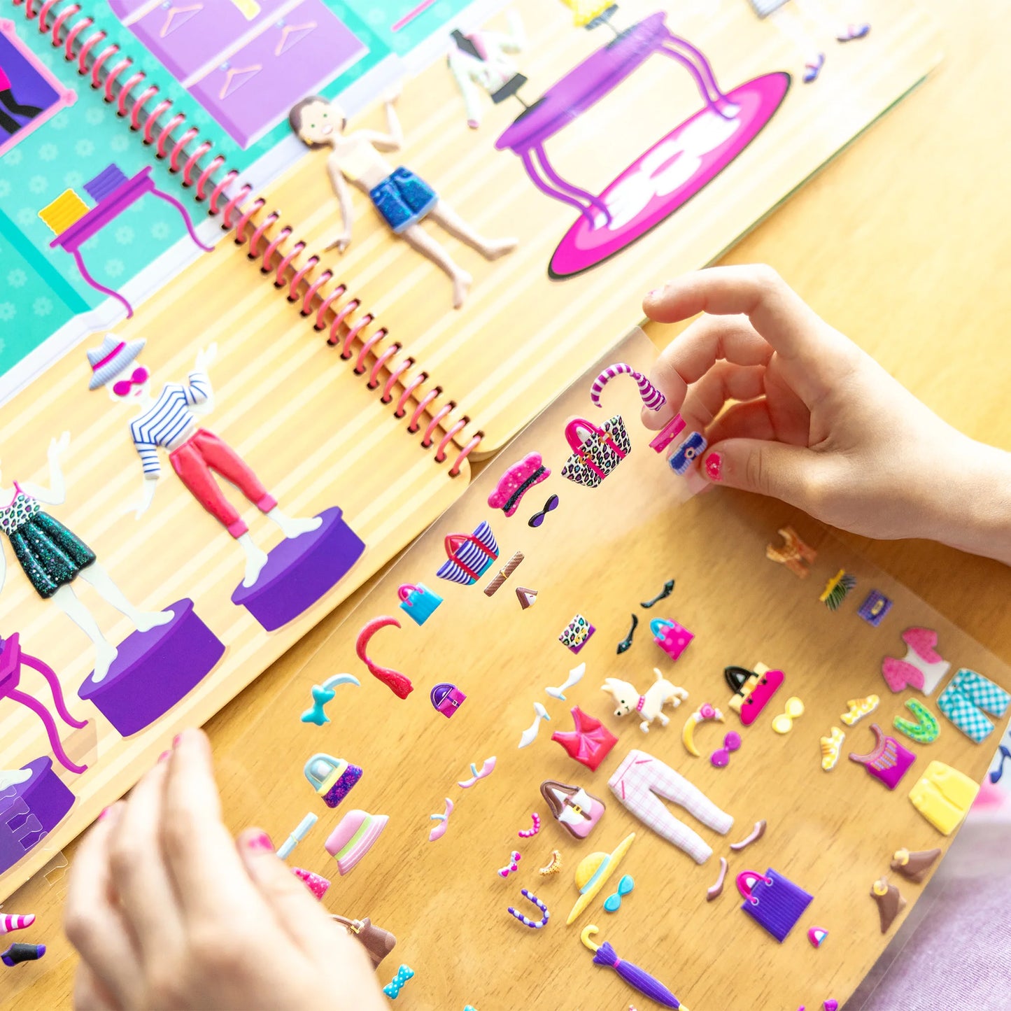 Deluxe Puffy Sticker Album- Day of Glamour