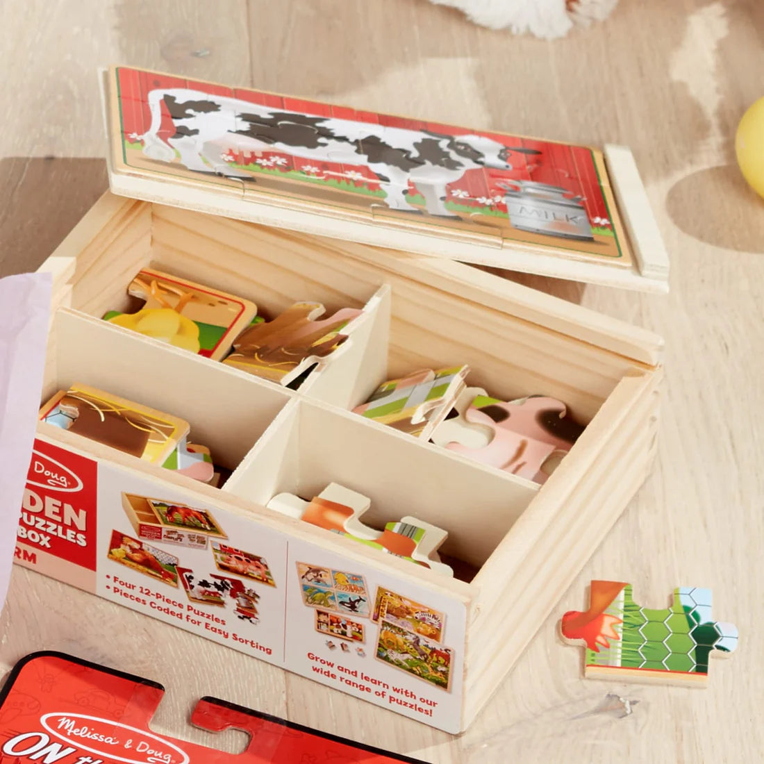 Farm Animals Puzzle in a Box