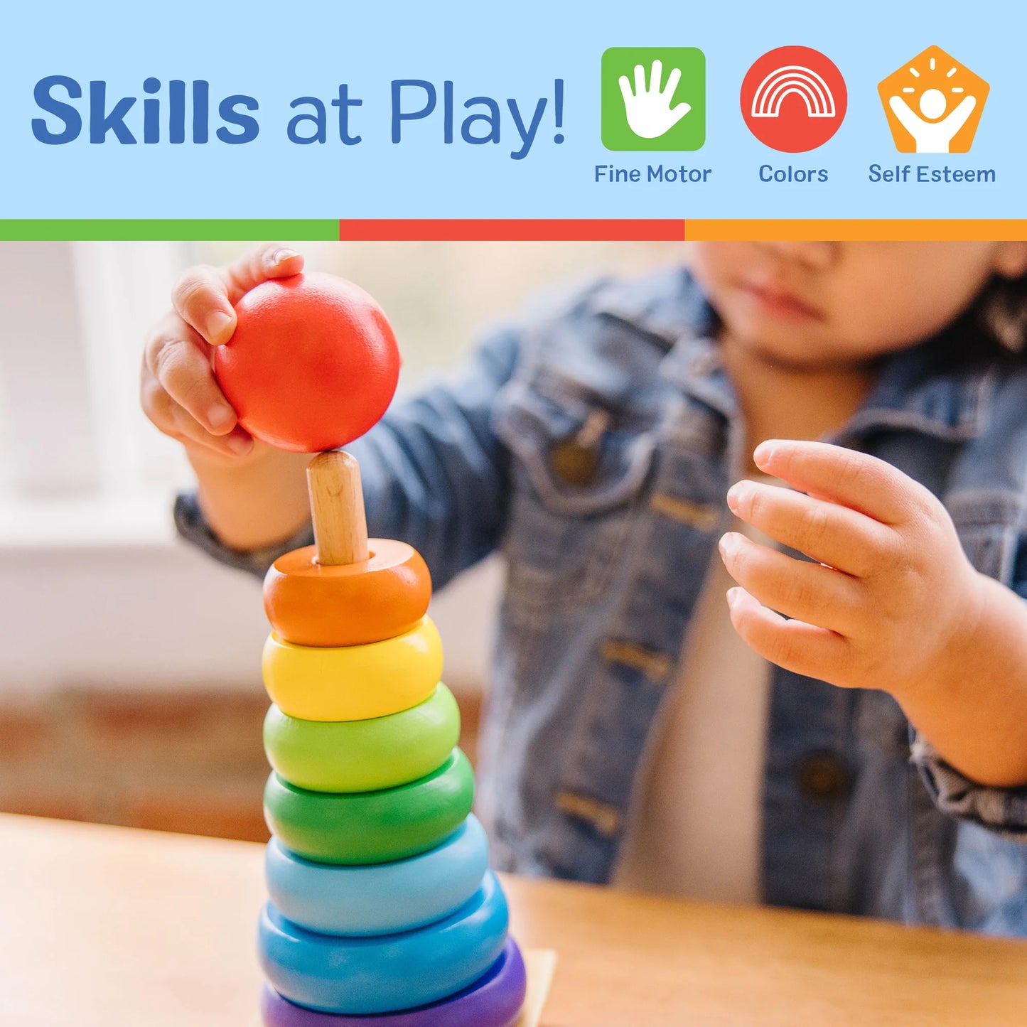 Rainbow Stacker Classic Toy