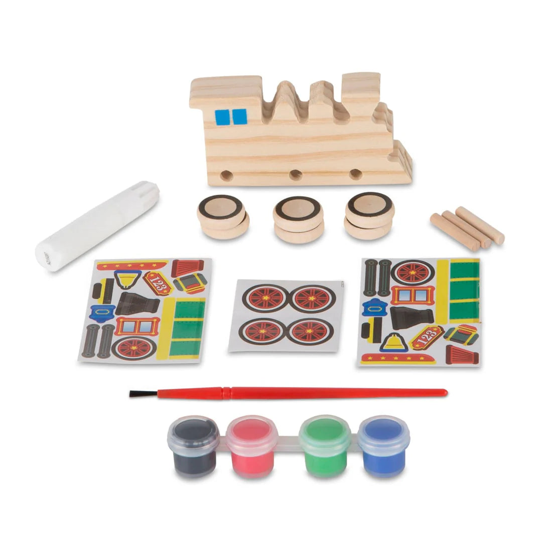 Created By Me! Train Wooden Craft Kit