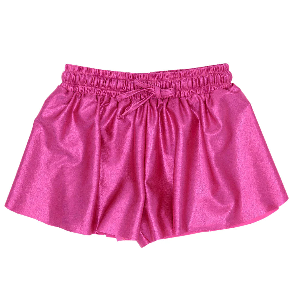 Shimmer Butterfly Short- Hot Pink