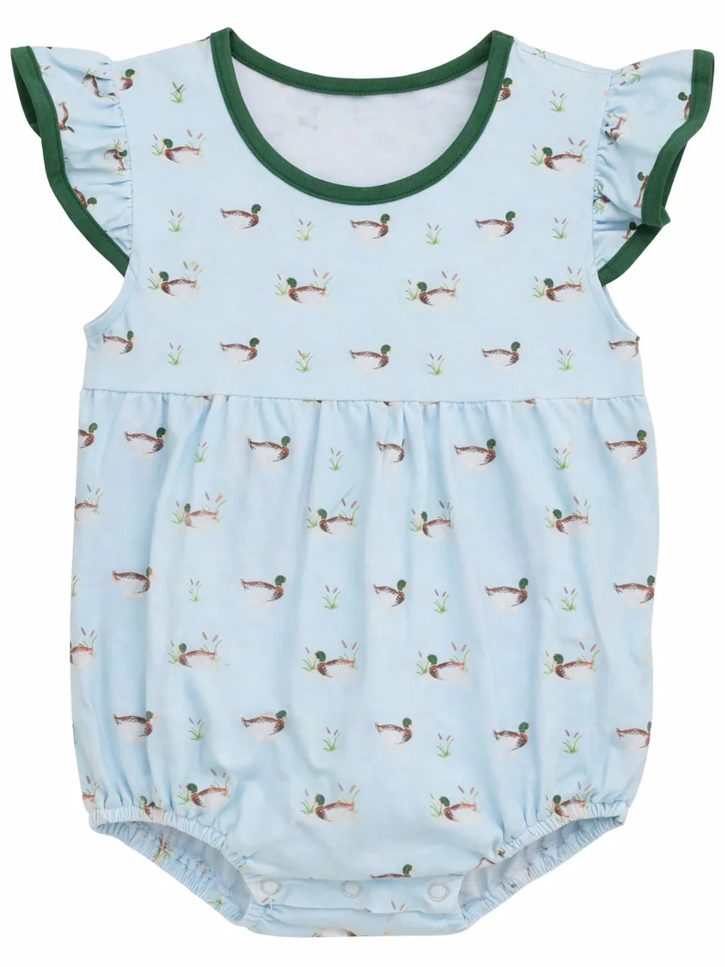 Ducks in a Row Flutter Bubble Romper