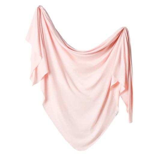 Blush Single Knit Swaddle Blanket