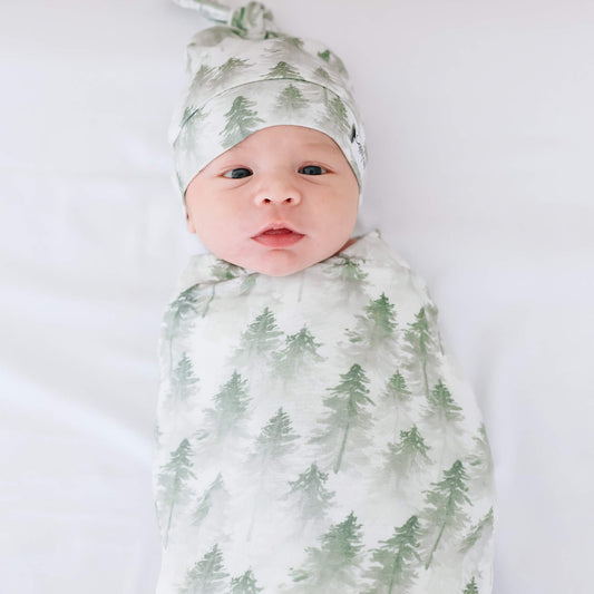 Evergreen Single Knit Swaddle Blanket