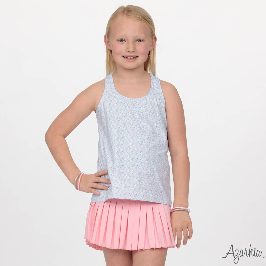 Mini Pleated Skort in Solid Pink