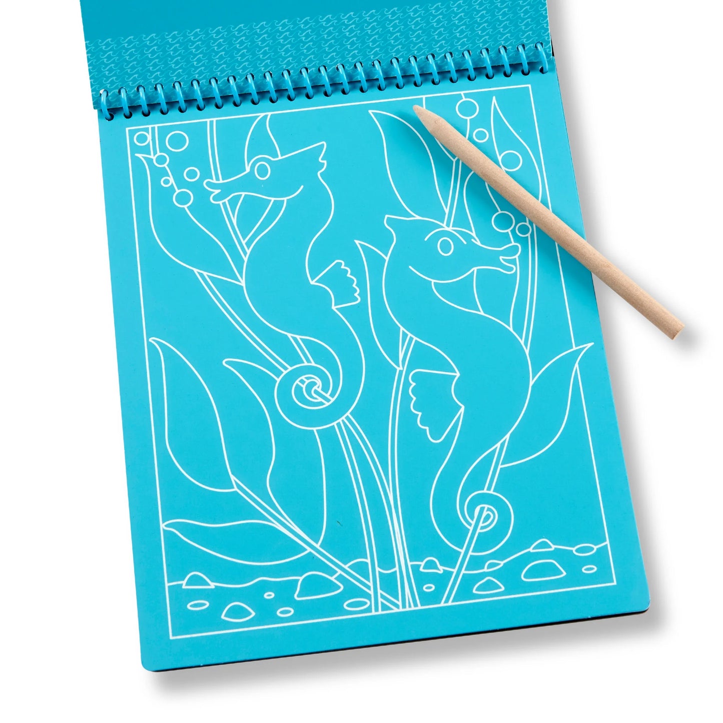 On the Go Scratch Art Color Reveal Pad- Sea Life