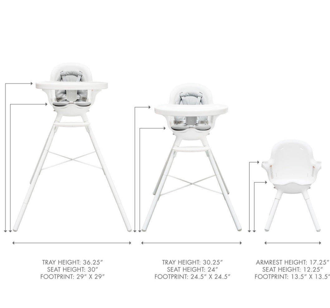 GRUB Dishwasher-Safe Adjustable Baby High Chair