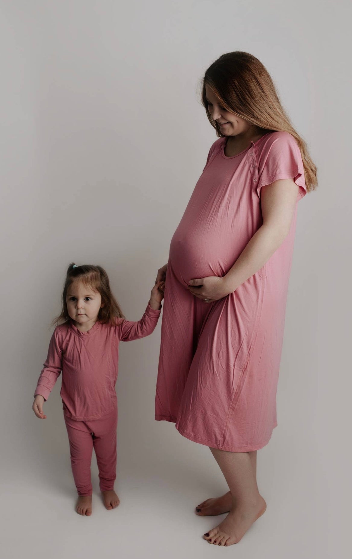 Rose Mommy Labor and Delivery/Nursing Gown