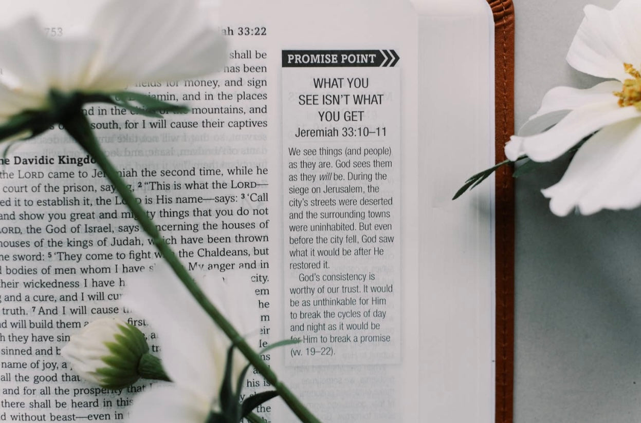 The Holy Bible: SKJV- Chestnut Floral