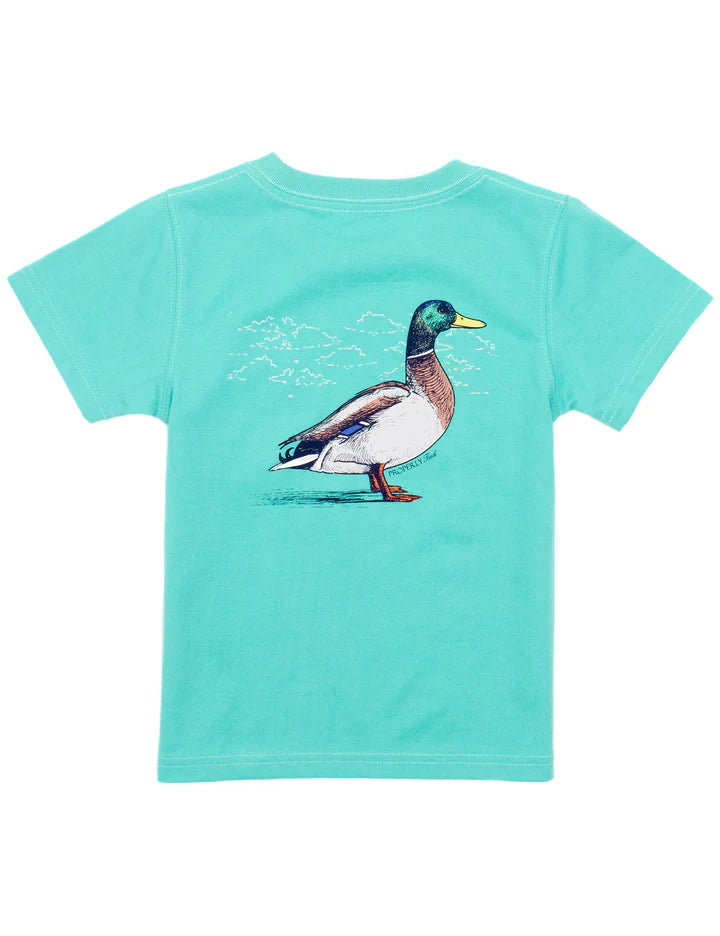 Boys Duck SS Soft Green Tee