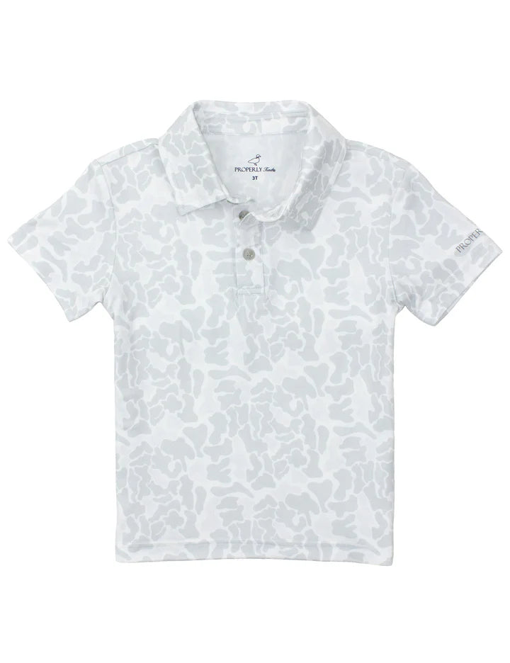 Boys Ravine Polo Snow Camo