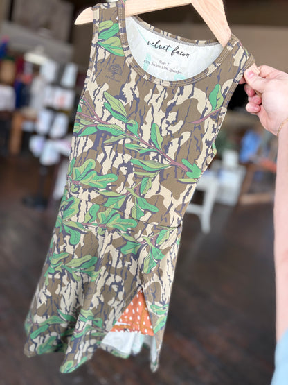 Maren Performance Dress UPF 50+ Mossy Oak Greenleaf + Fawning Over You