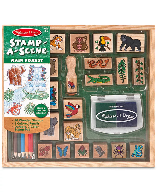 Rainforest Wooden Stamp Set