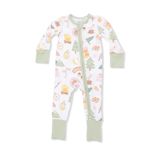 Pink Camping Convertible Romper