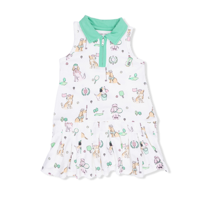 Country Club Dogs Tennis Dress & Short Set