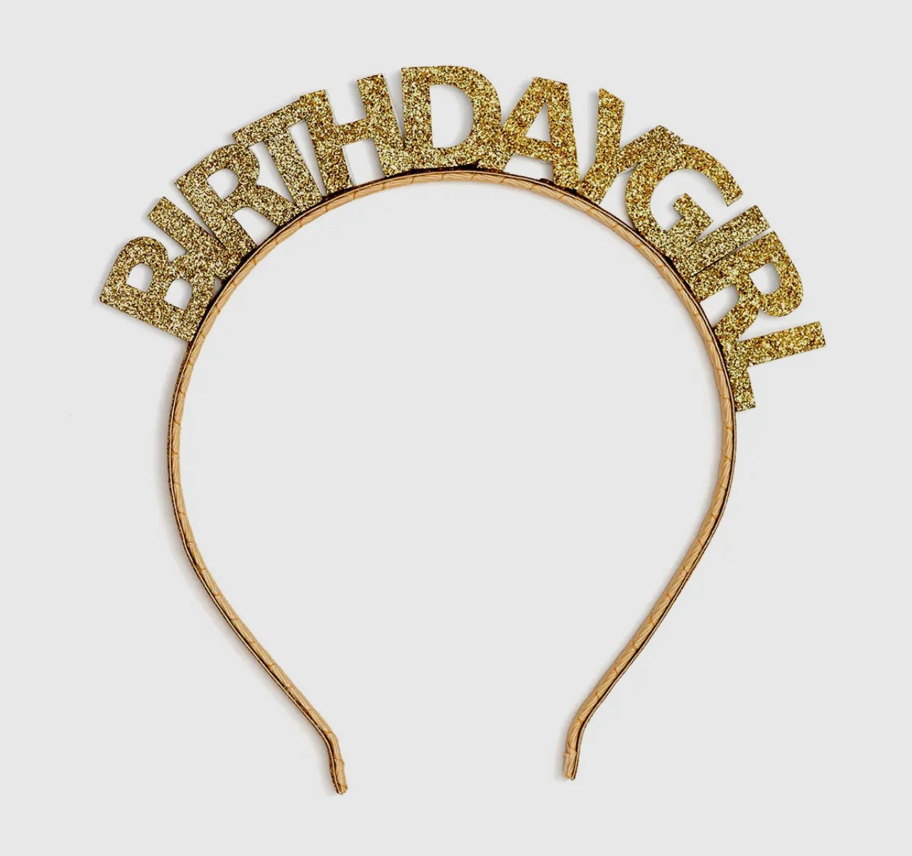 Gold Birthday Girl Headband
