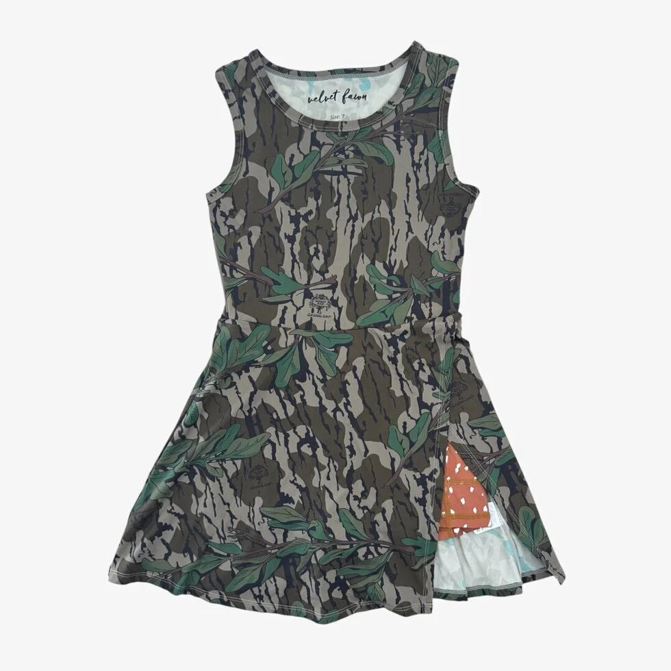Maren Performance Dress UPF 50+ Mossy Oak Greenleaf + Fawning Over You