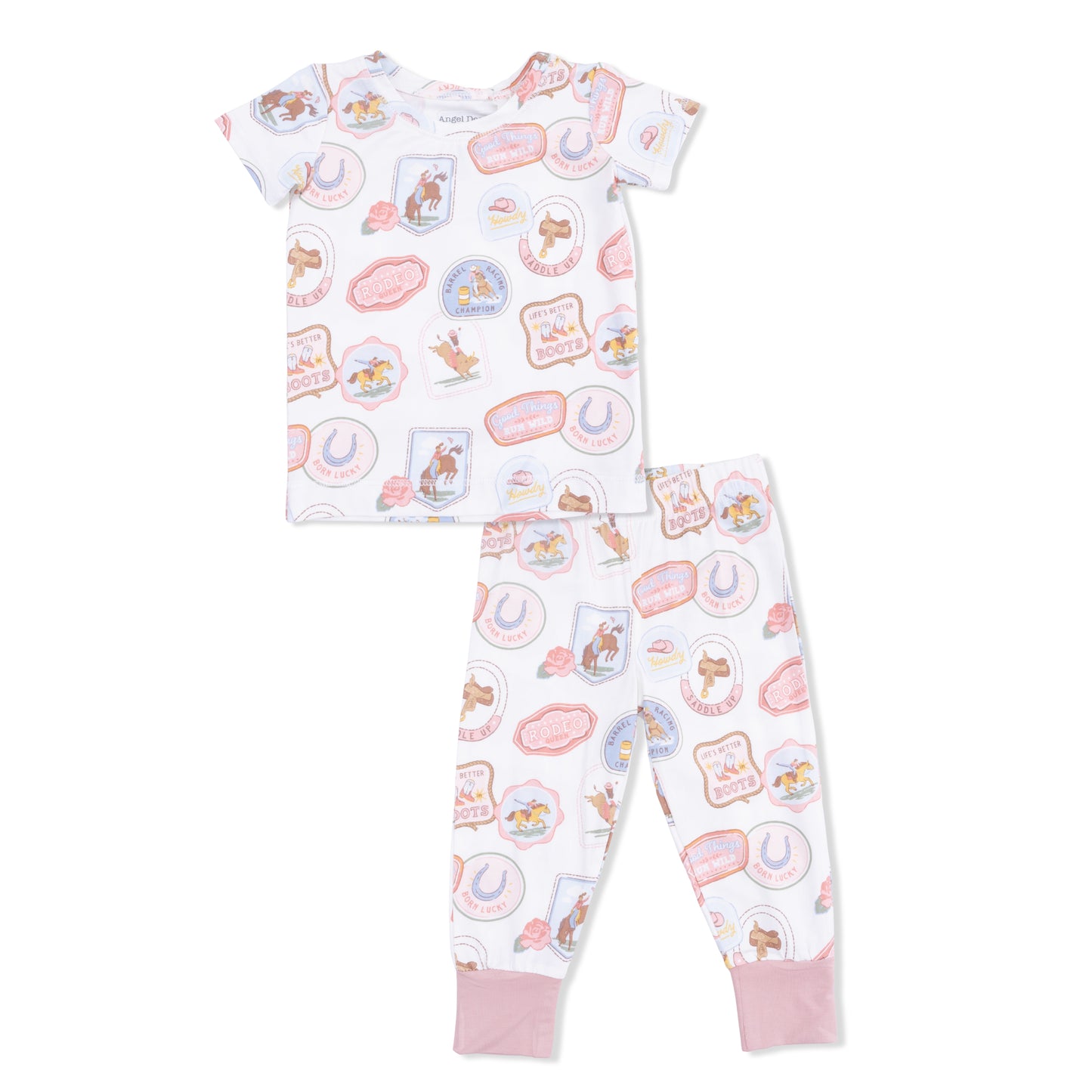 Pink Rodeo Patches Loungewear Set