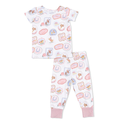 Pink Rodeo Patches Loungewear Set