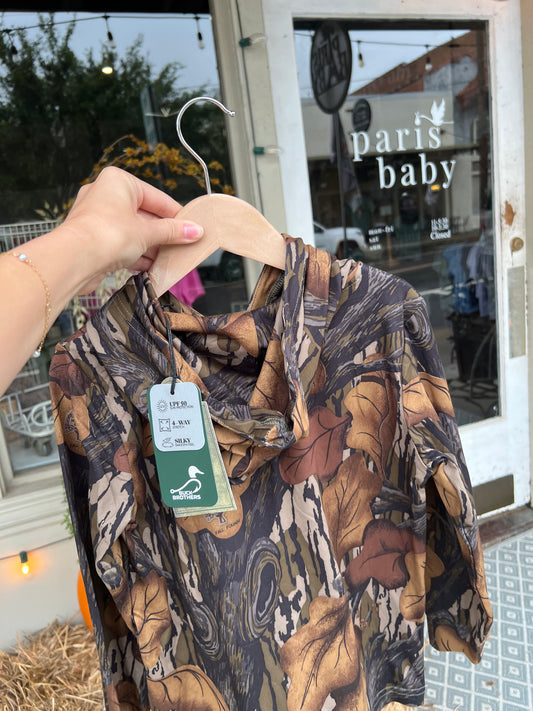 CoolShade™ mack performance hoodie || mossy oak® fall foliage® (child)