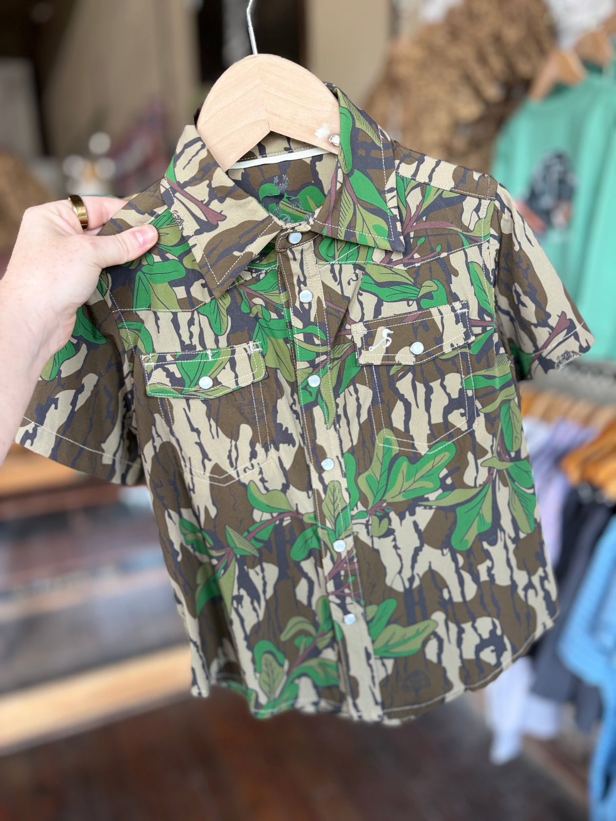 Cooper Performance Field Shirt Mossy Oak Greenleaf