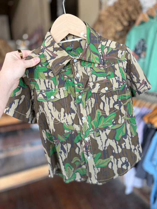 Cooper Performance Field Shirt Mossy Oak Greenleaf