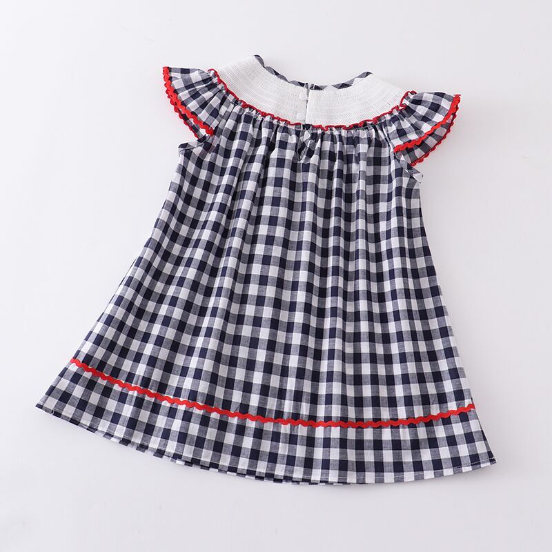 Smocked Flag Dress