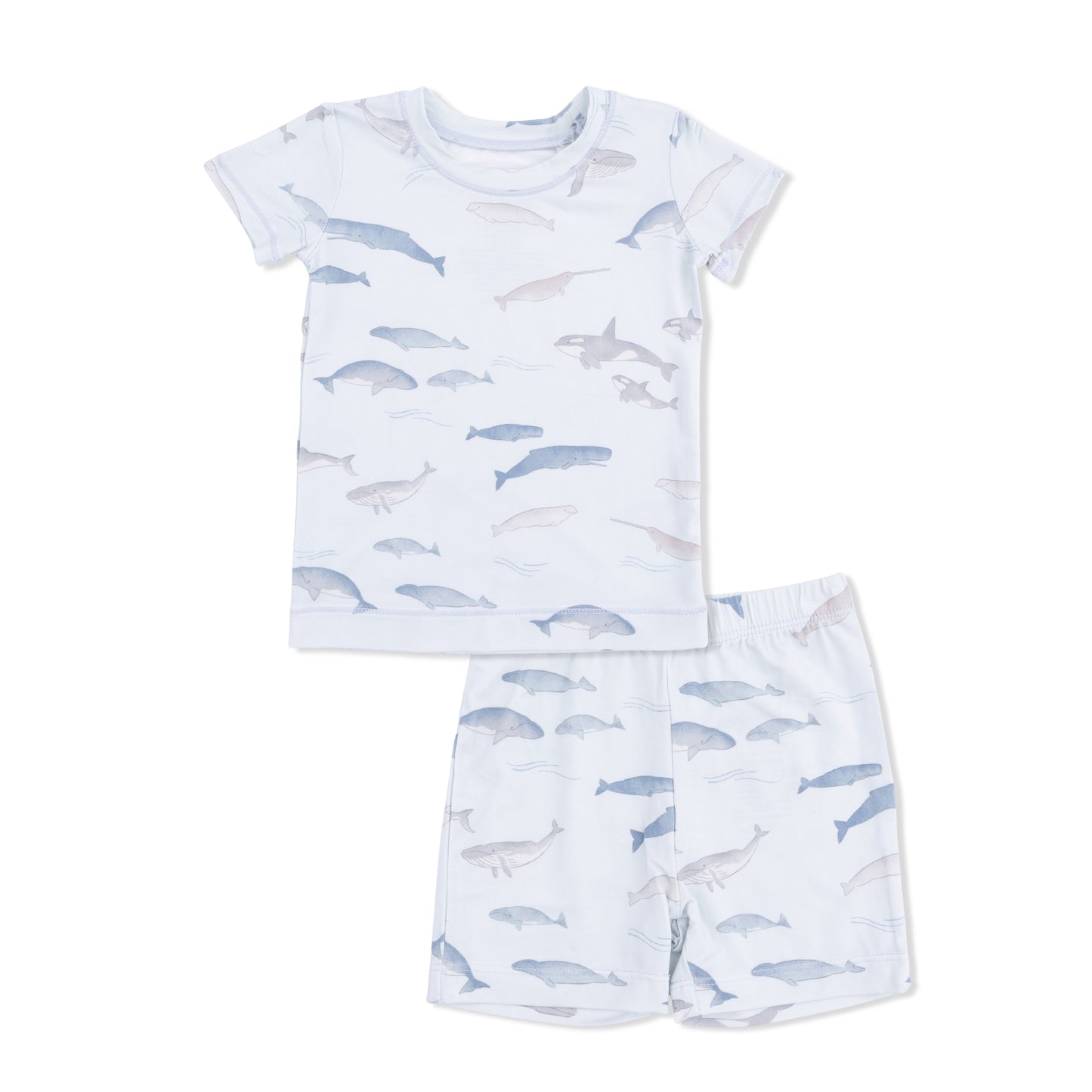 Little Whales Loungewear Short Set