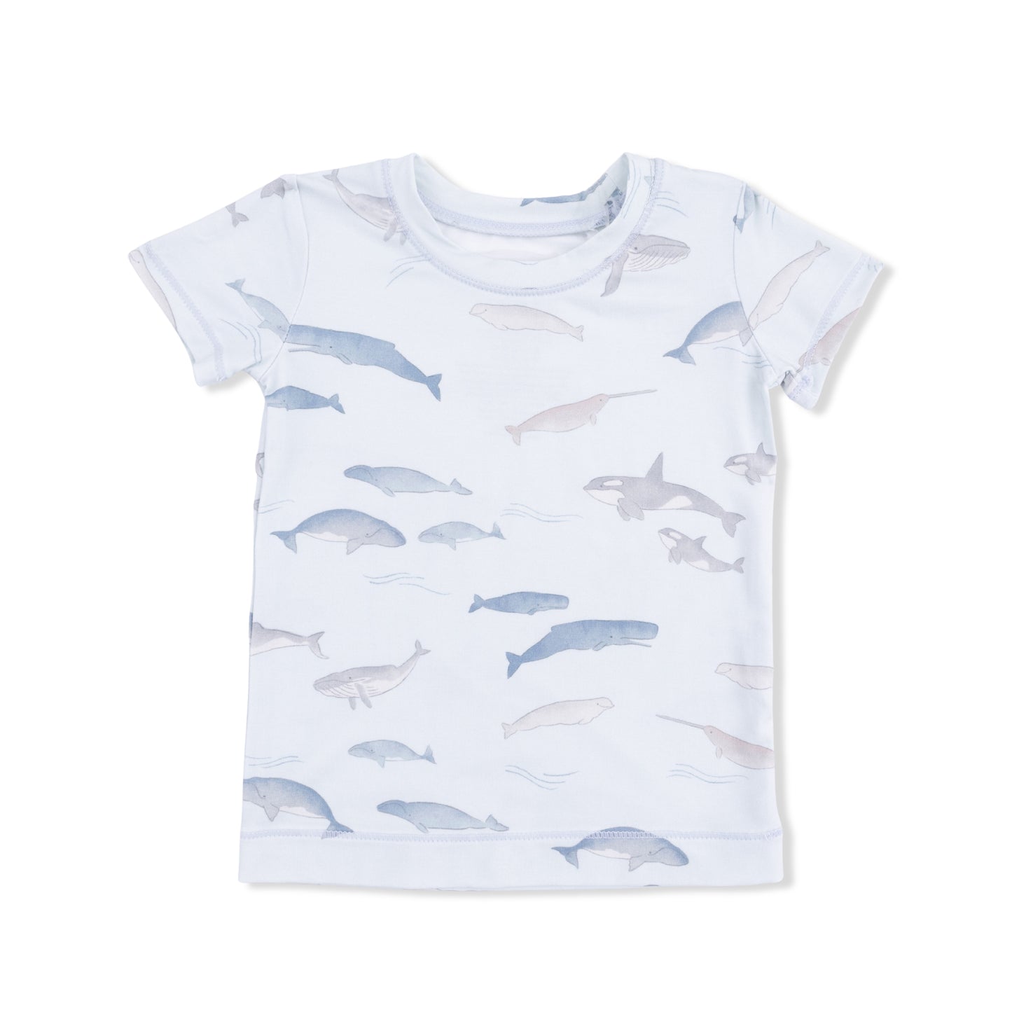 Little Whales Loungewear Short Set